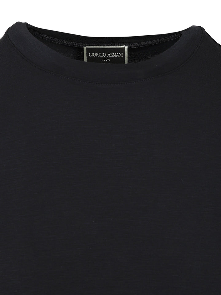 Giorgio Armani Stretch T-Shirt - Blue | fc357251b950870bb425c99f2e830c2d27f1f768