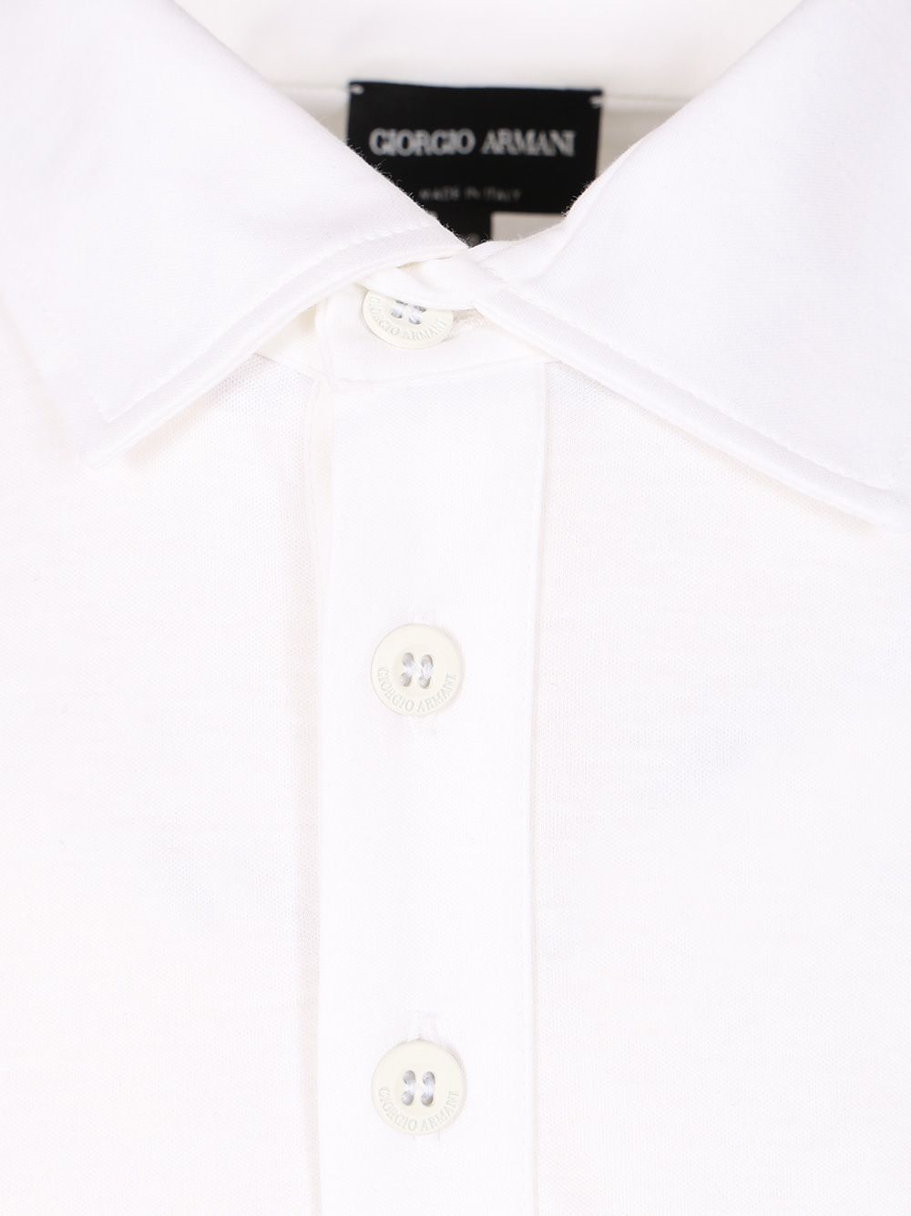 Giorgio Armani Cotton Polo shirt - White | c0a9dcd3537e2fb86982b3356b111a60765c4a96