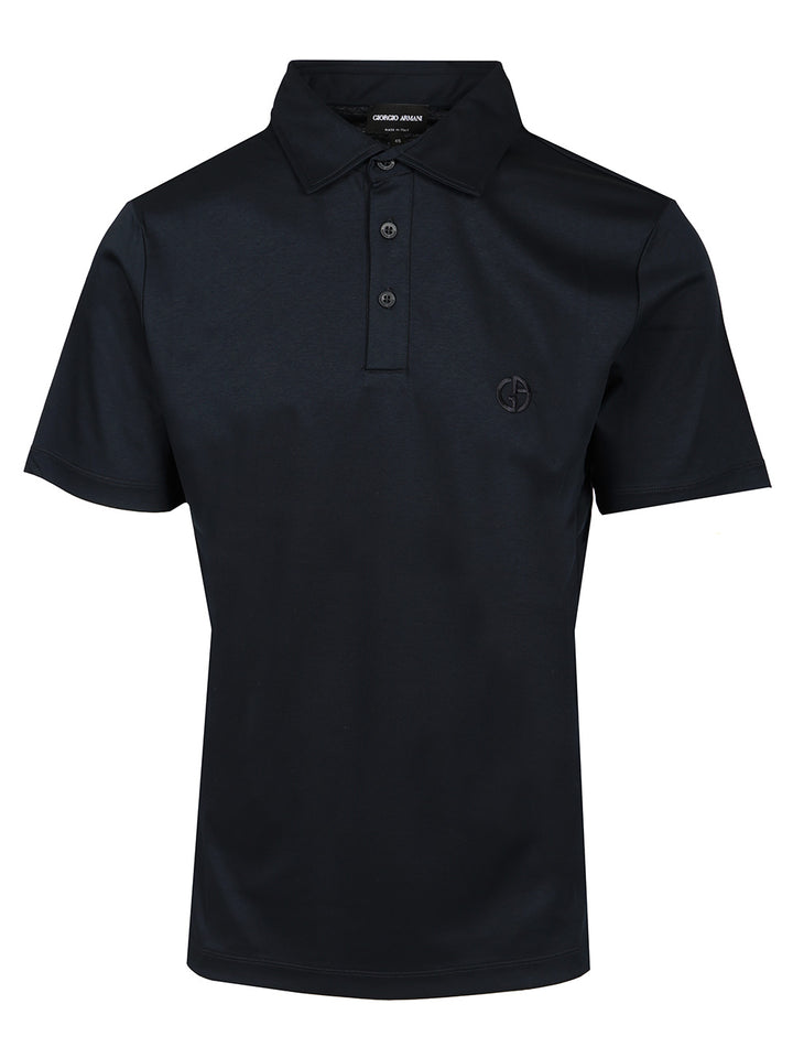 Giorgio Armani Cotton Polo shirt - Blue | c2f30fe42a327173d6e7f4177d9c5ffec07f4977