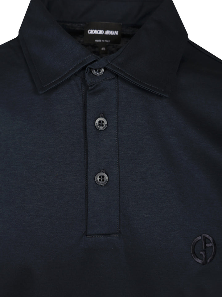 Giorgio Armani Cotton Polo shirt - Blue | 3f660812a7b68afd77169e1c439dfd01a4fcfd36