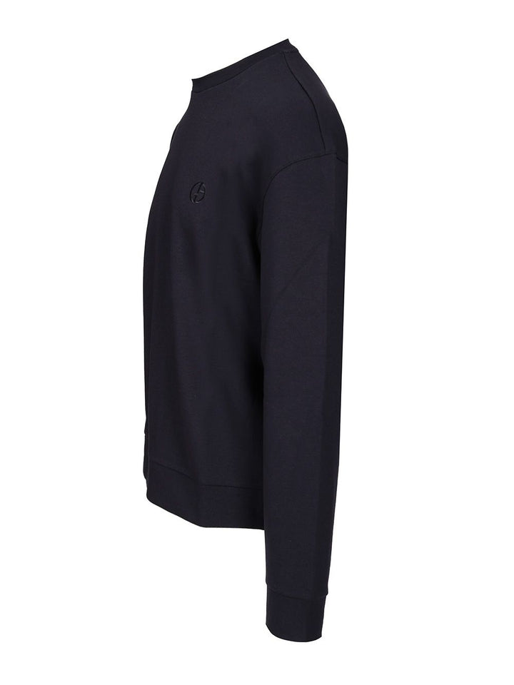 Giorgio Armani Cotton Cashmere Sweatshirt Sweatshirts - Blue | cc3ba95c5c324a5e7238b609a7ab79339b47d0c2