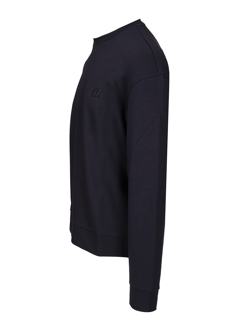 Giorgio Armani Cotton Cashmere Sweatshirt Sweatshirts - Blue | ee77914f3122178778b091fa96c833aa0aa79ed8