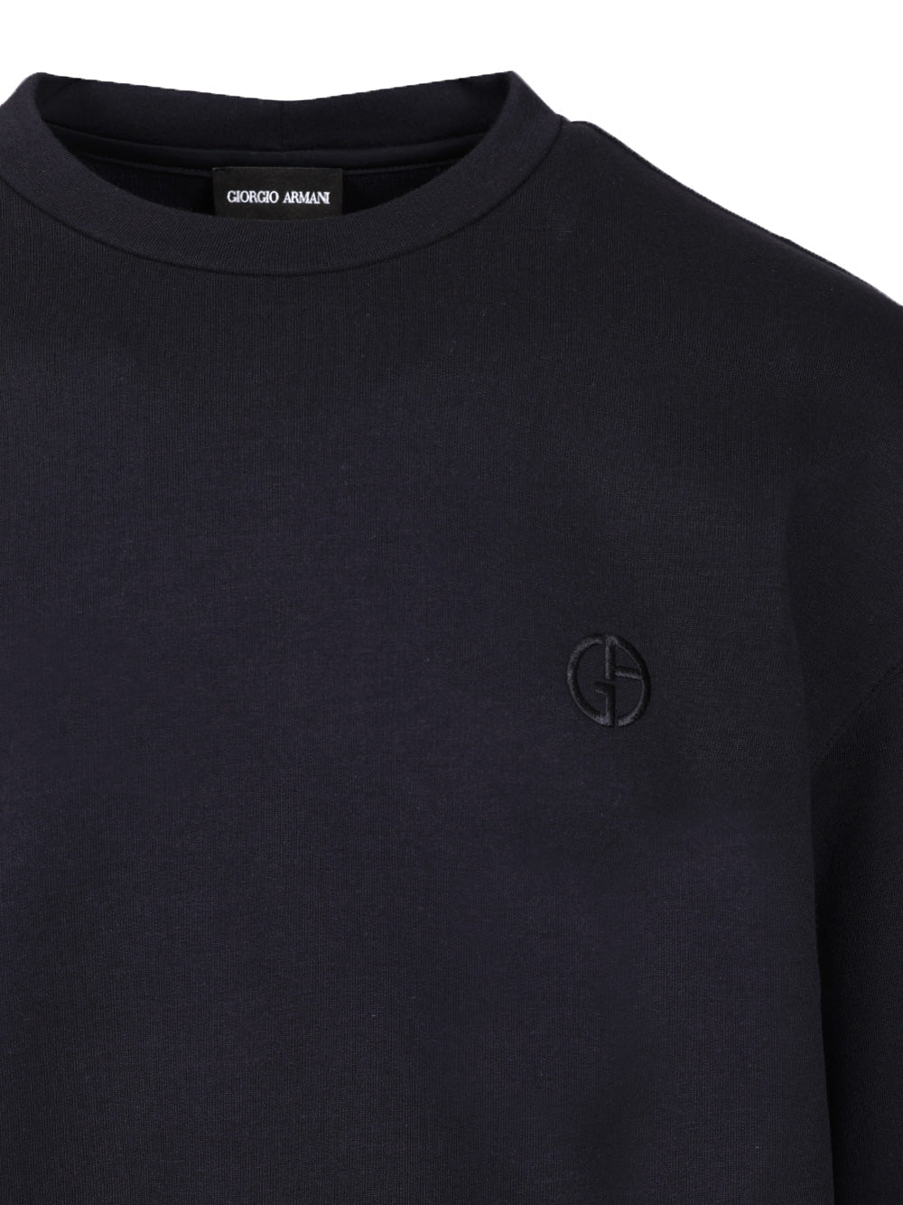 Giorgio Armani Cotton Cashmere Sweatshirt Sweatshirts - Blue | 728e25311bf7ea43a7ed46c93d5988f109734798