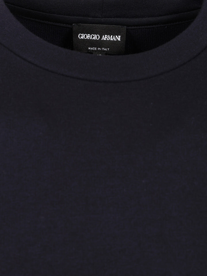 Giorgio Armani Cotton Cashmere Sweatshirt Sweatshirts - Blue | 0ffdae652d494db9224375eac8a8336fa52c99b1