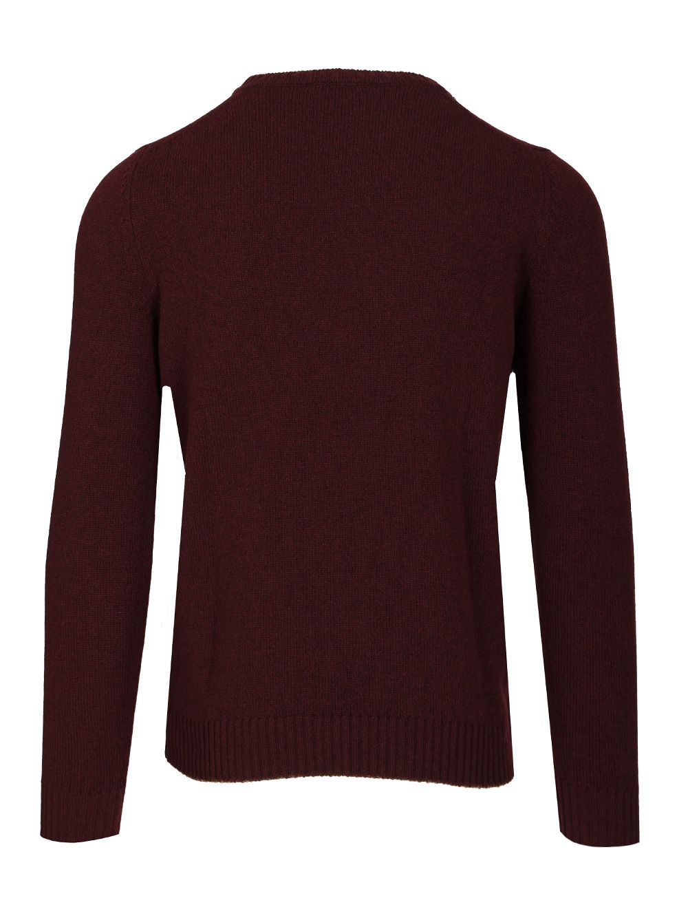 Al Duca D'Aosta Crewneck Sweater Knitwear - Bordeaux | b12c63108aea678b2e1463734149affe33ff7209