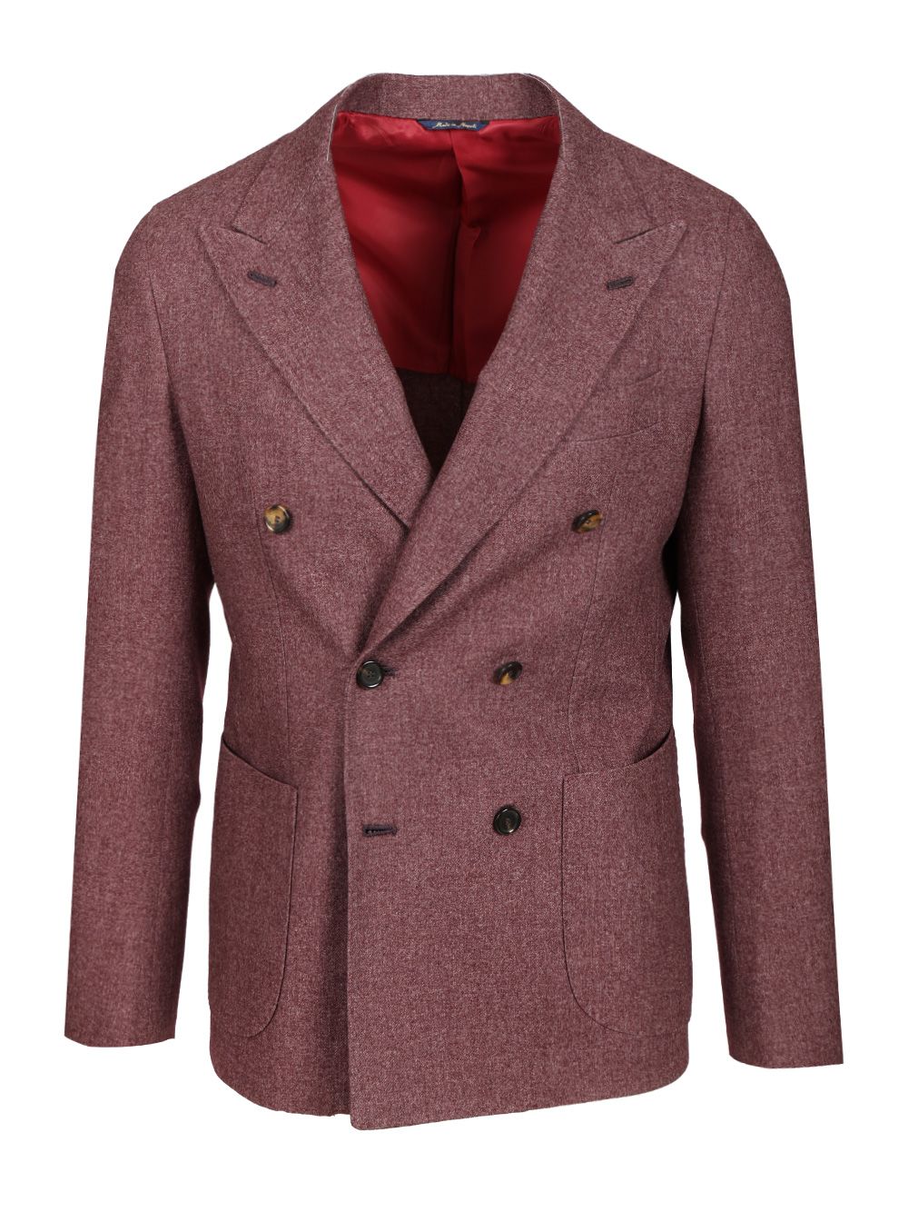 Al Duca D'Aosta Double-Breasted Blazer Jackets - Bordeaux | cdfd908113365be183f48a0d6955fa0a34271951