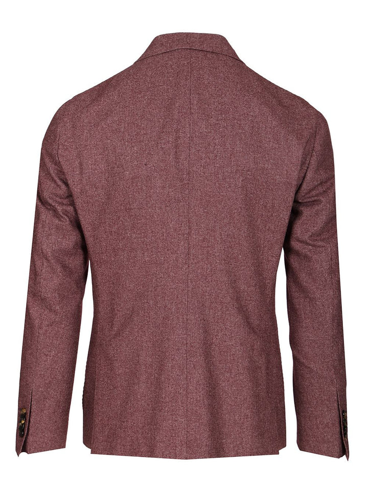 Al Duca D'Aosta Double-Breasted Blazer Jackets - Bordeaux | d6c6ea1b3e97129104316e2b5d1b2d51d1ff6fb8