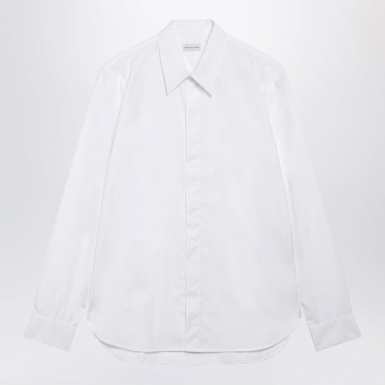 White Shirt In Cotton Poplin