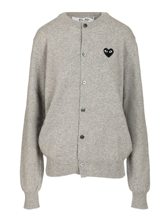 Wool Cardigan Knitwear Grey