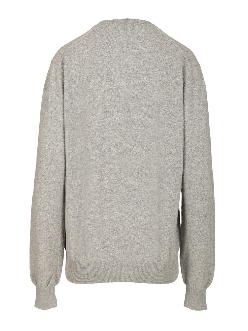 Comme Des Garcons Play Wool Cardigan Knitwear - Grey | 0463c87842c61ca3e61f7e0b4390a230e66d594a