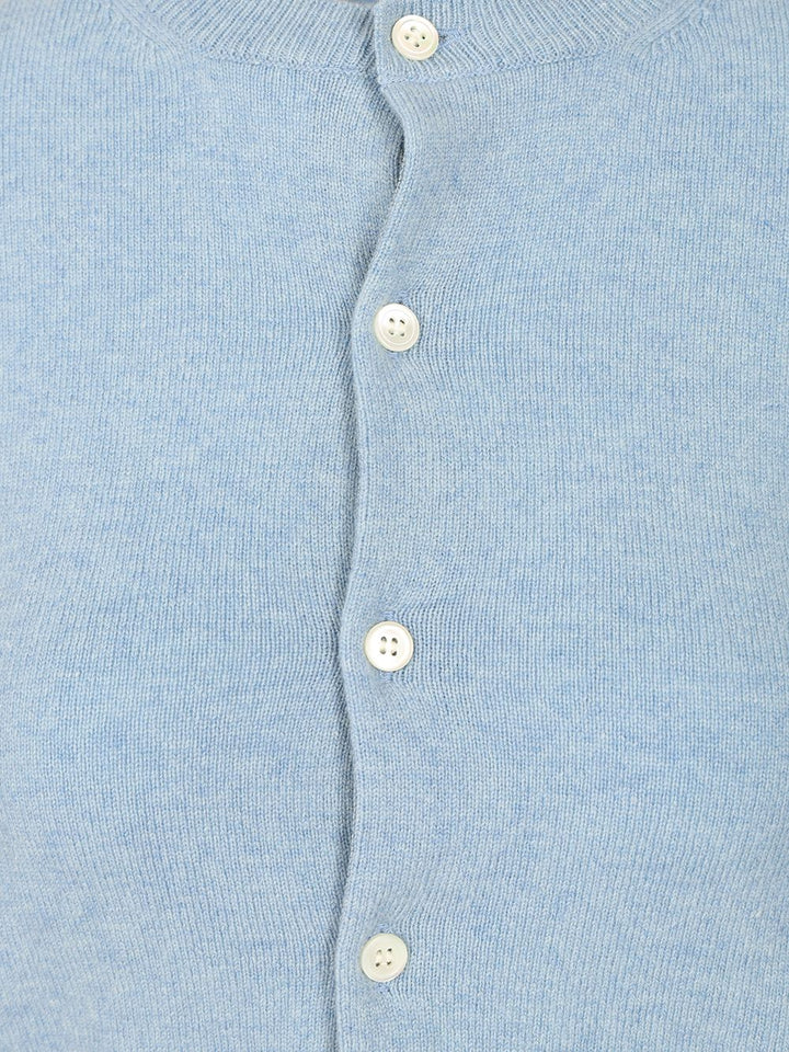 Comme Des Garcons Play Wool Cardigan Knitwear - Light blue | 0e4dbe76846ef636defc209e119c92c9a153c6c2
