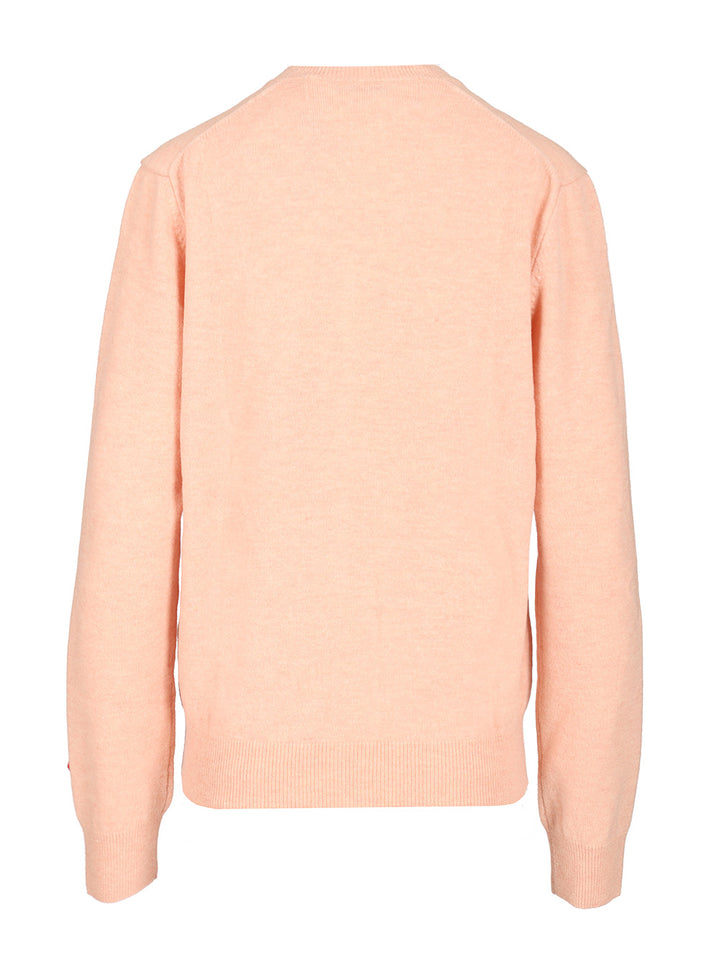 Comme Des Garcons Play Wool Cardigan Knitwear - Rose | 97563ff5cae65a849f9b6c7db3c84700d5cf8e7c