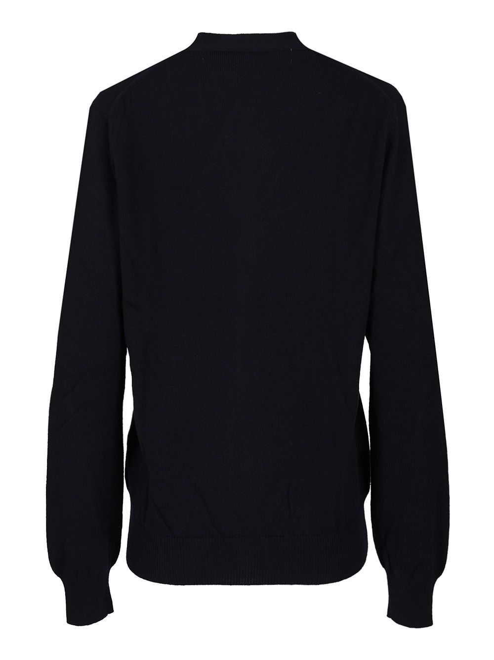 Comme Des Garcons Play Wool Cardigan Knitwear - Blue | 71599d76594279cfb929a54ae115c4b81914c513