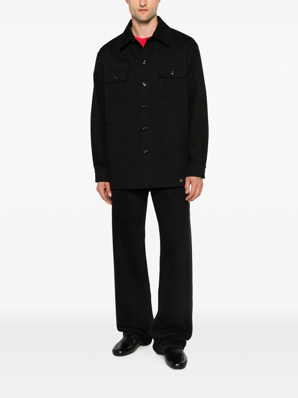 Valentino Garavani Shirt jackets - Black | 80bbd3c69cd988de5cdd84a7b6faf453cd522b24