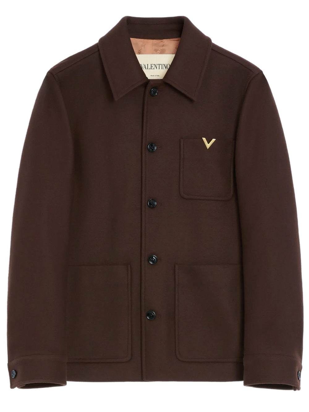 Valentino Garavani Shirt jackets - Brown | f9f00406186eda634abdd477169022437b3928e1