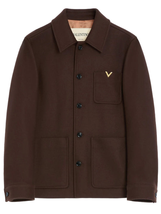 Valentino Wool Jacket With Vgold