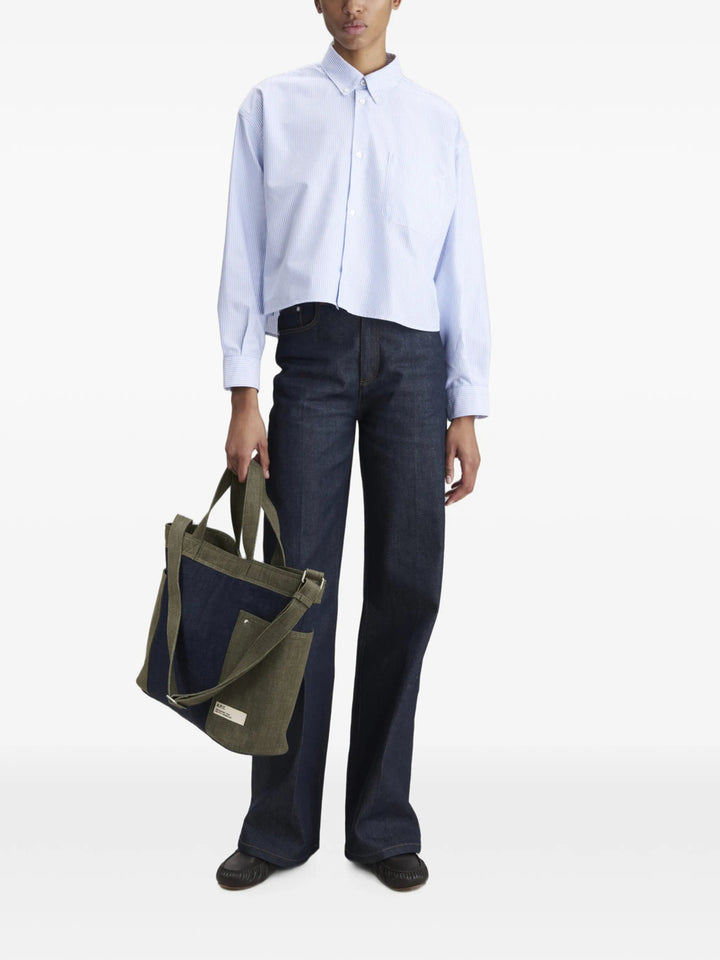 A.P.C. Striped - Blue | a5bc7373231e8548c906621b897838151caad062