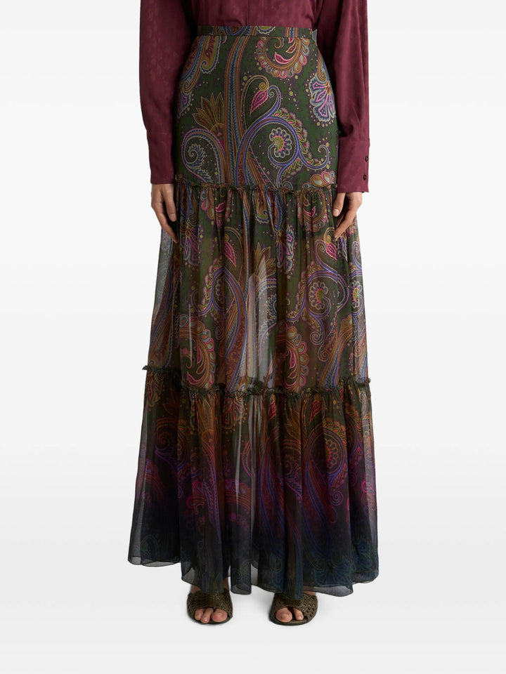 Etro Long skirts - Green | 6c000097eac7d431c2342f9fc93c475f9345e4bd