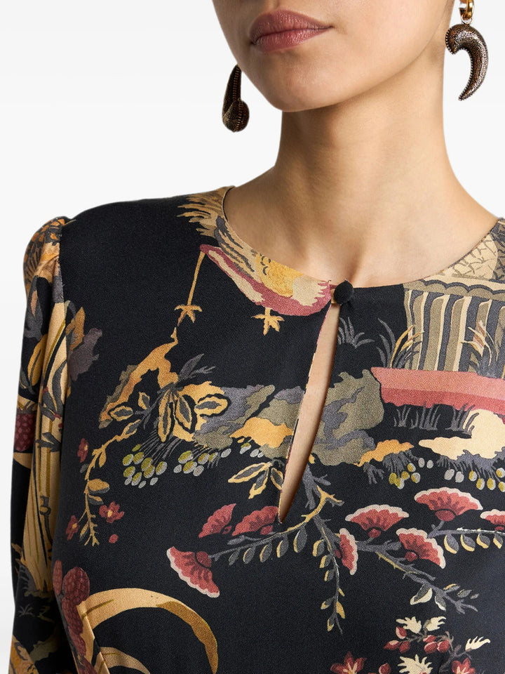 Etro Midi dresses - Blue | ad958b141d4d654c3066552cfbf382378b6ce982