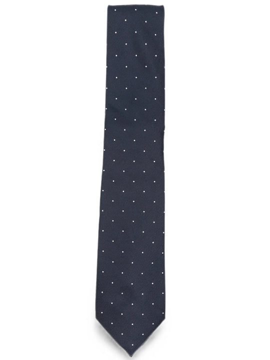 Polka-Dot Silk Tie