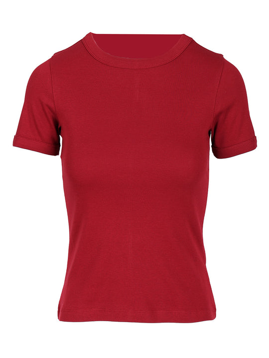 Slim-Fit T-Shirt Bordeaux