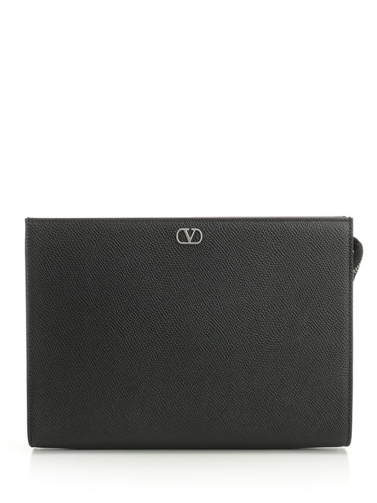 Vlogo Signature Small Leather Goods Black
