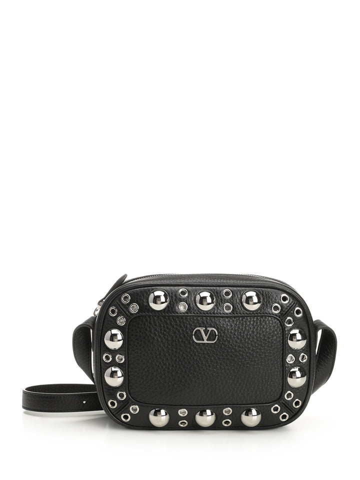 Valentino Garavani Nellcôte Crossbody Bags - Black | 46ff6bee3a6e5341db7f562bf5783bfcbb4cf793