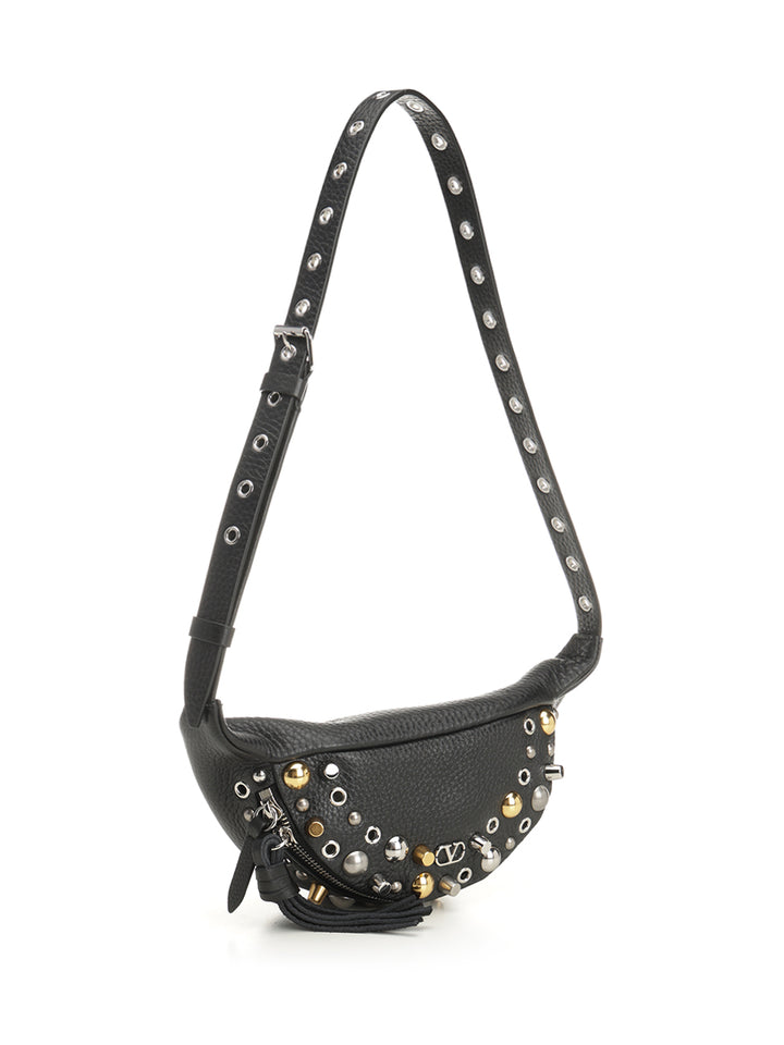 Valentino Garavani Nellcote Belt Bags - Black | 5c84aa5ec9448d58bb24e57ad69549ecb3558ed5