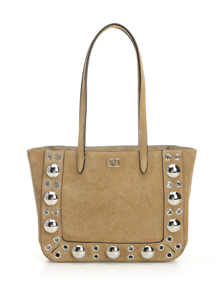 Valentino Garavani Nellcôte Shoulder Bags - Brown | ae078ee3efc5f58972e9a528436b05db3204b2e8