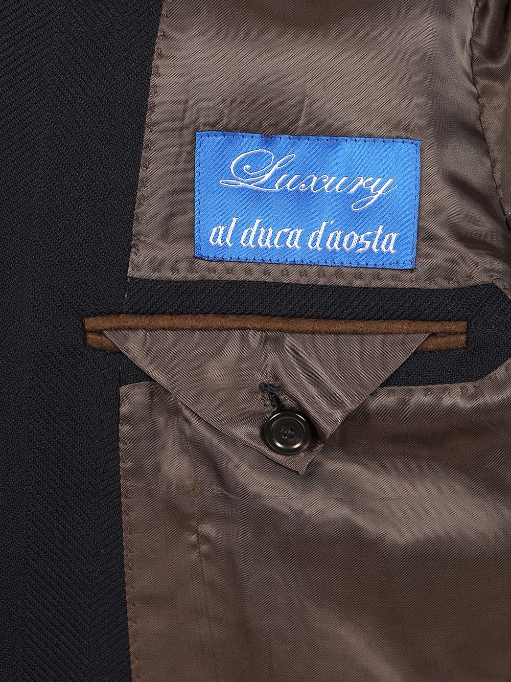 Al Duca D'Aosta Blue Herringbone Double-Breasted Blazer Jackets - Blue | 1c6a01cfcf5215c66d893e754013e050ba88b2d6