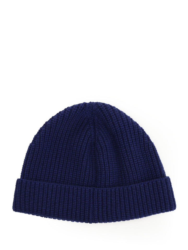 Valentino Garavani Cashmere Bennie Cap Hats - Blue | 06fcf367846ab6483de83dd8ad5d7d4687b319cc