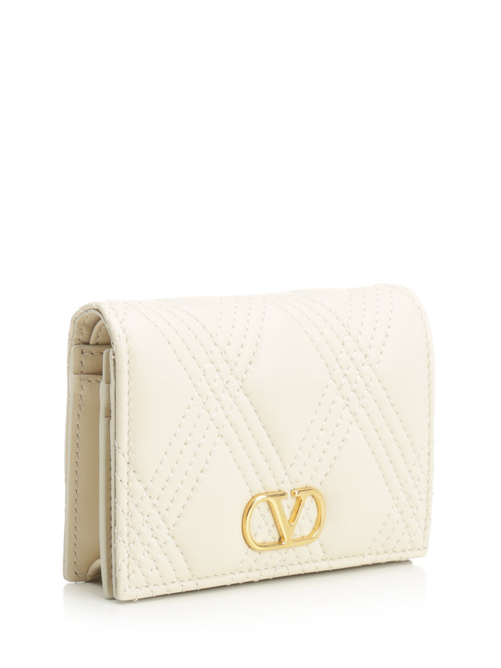 Valentino Garavani Quiltie 67 Wallets - White | f54fd8bf6d1353351a7216f9500b34e0412f8a23