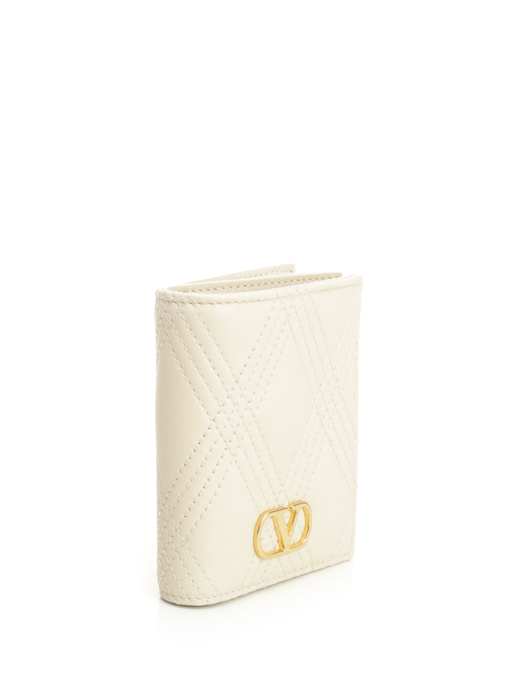 Valentino Garavani Quilted 67 Leather Wallet Wallets - White | bf48bfdf59e4fefa4557781ee843742f82b97775