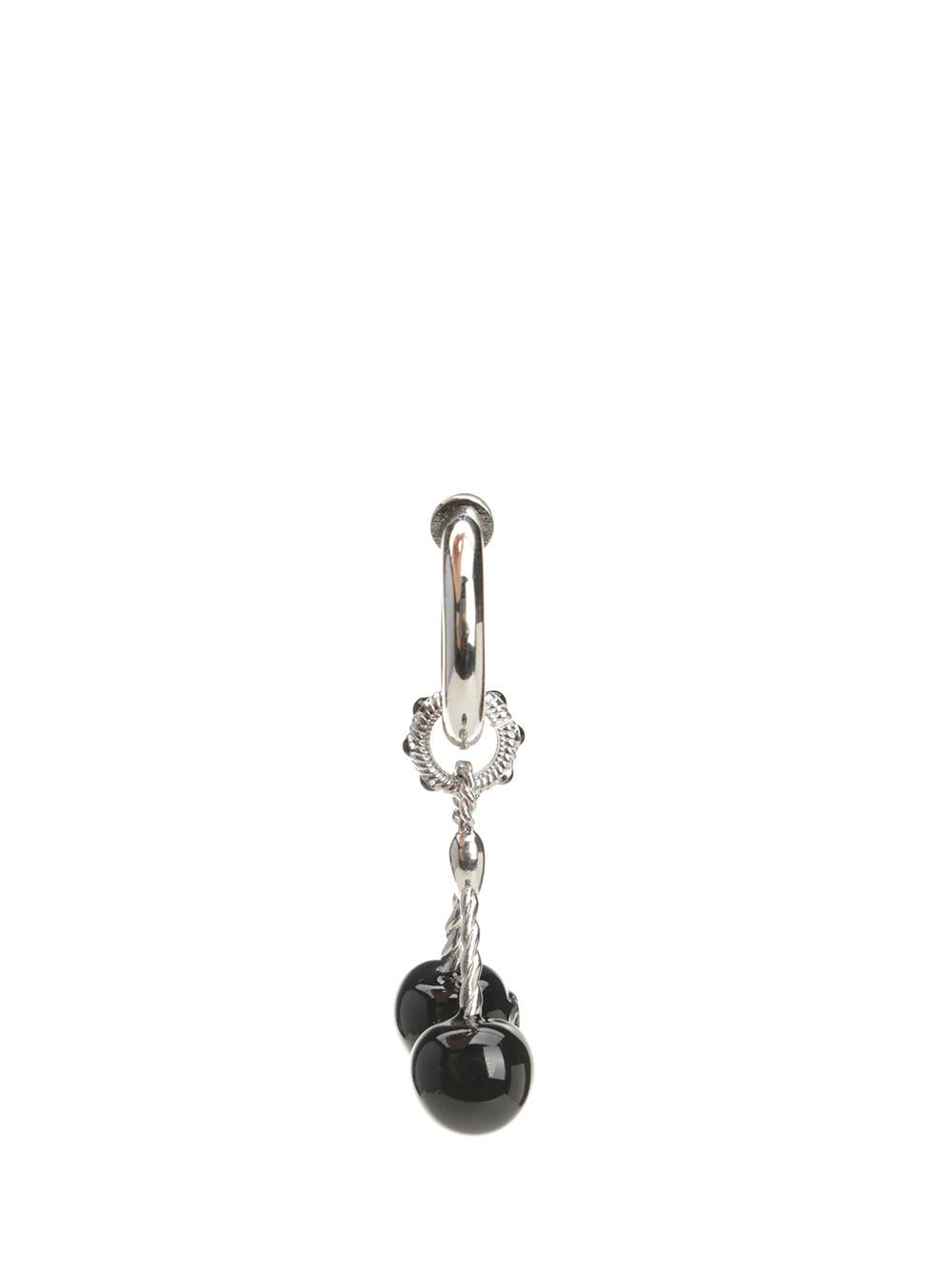 Valentino Garavani Single Cherry Earring Jewelry - Black | 3a40439b1d84a880e480d54d1355ed98406a0fb7