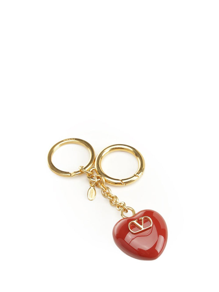 Valentino Garavani Vlogo Signature Keychain Keyrings - Red | a7bf53186c3ba822a9b6e0b6ac5e8aafc9bf4325