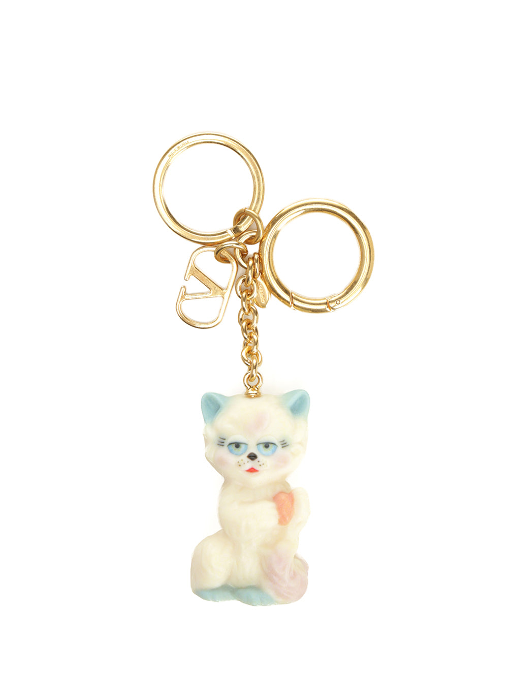 Valentino Garavani Le Chat Keyrings - Silver | 633ab6f3482b642719da76c5b9127623501f5e03