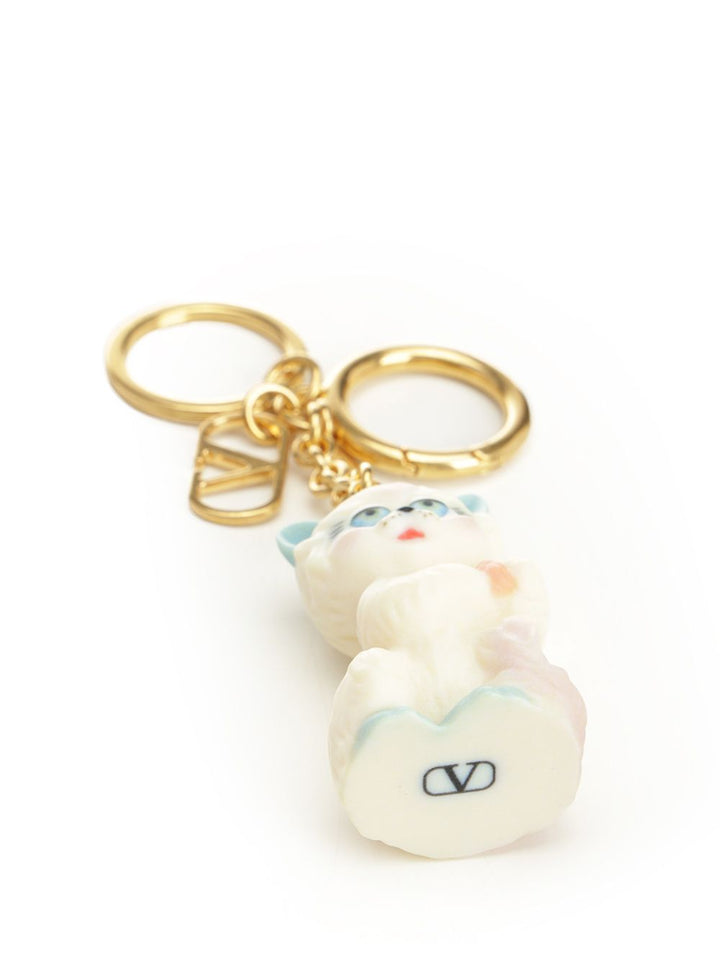 Valentino Garavani Le Chat Keyrings - Silver | 4263382770218f1d04718113f24225669e9bcfd6