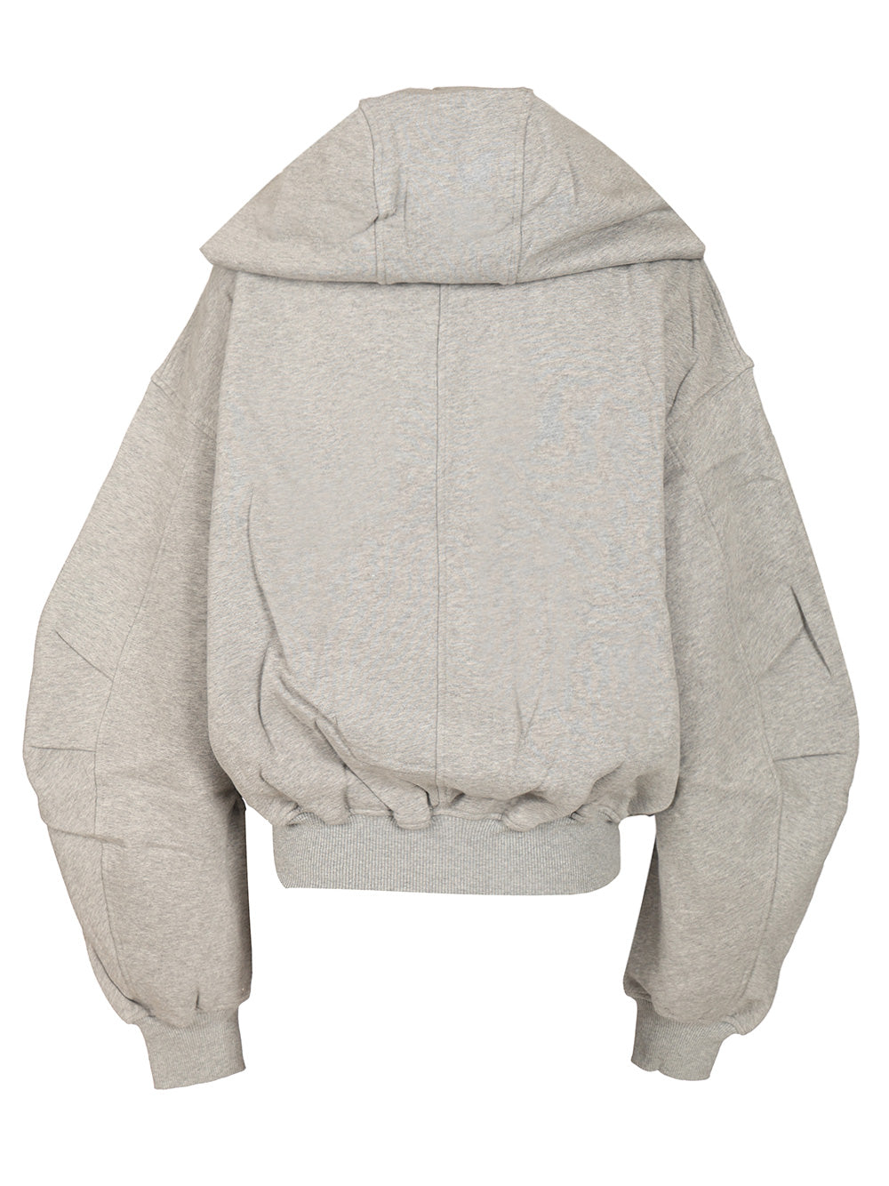 The Attico Fleece Hoodie Sweatshirts - Grey | d5ba8f350a432668efd8b31e31ae5b54b9002935