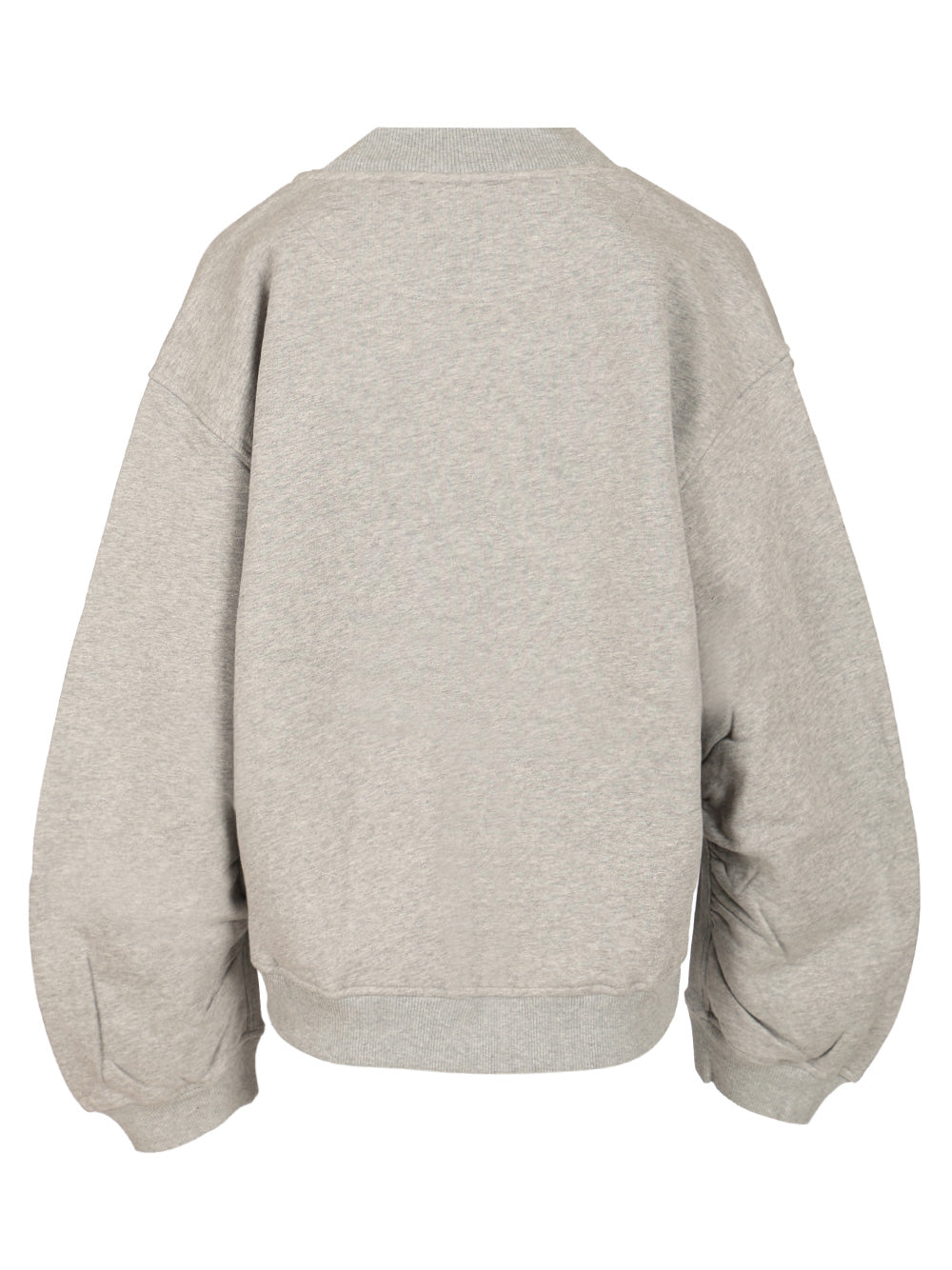 The Attico Fleece Sweatshirt Sweatshirts - Grey | 847cd2b5be324537a0d3e7ee6c8e94c6da03fd5a