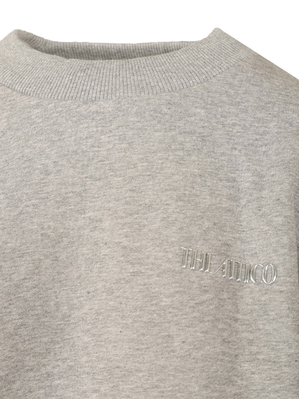 The Attico Fleece Sweatshirt Sweatshirts - Grey | f5966fea31a9229cb5fba11c1fda44ebd78477d6