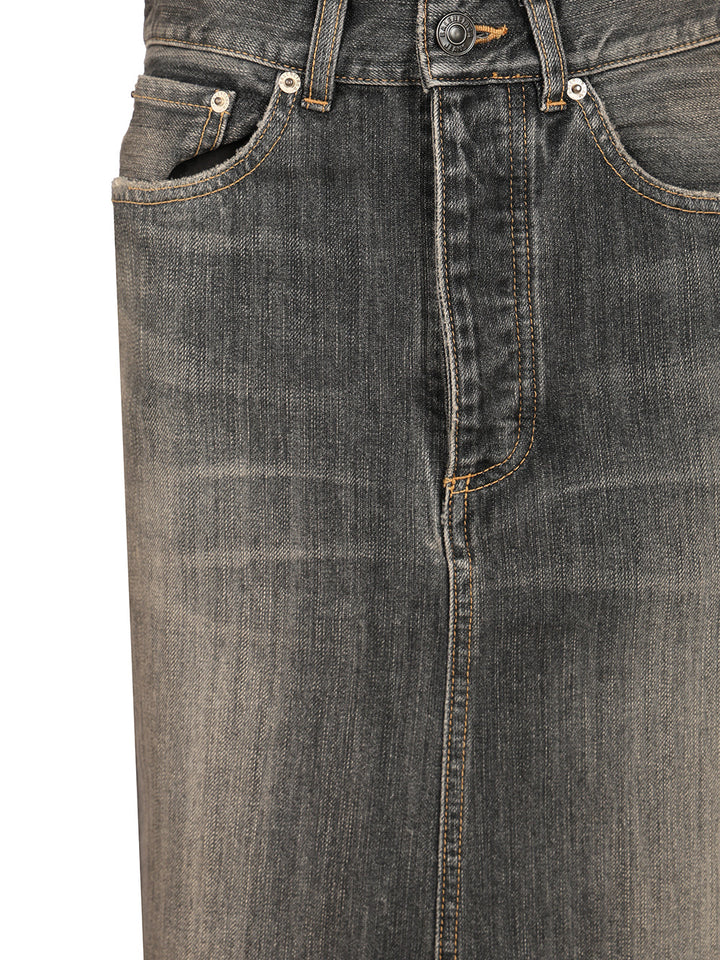 Balenciaga Lace-Up Skirt Skirts - Grey | 8a3454844b8e05ce90f324506a8e16e100a4bf8f