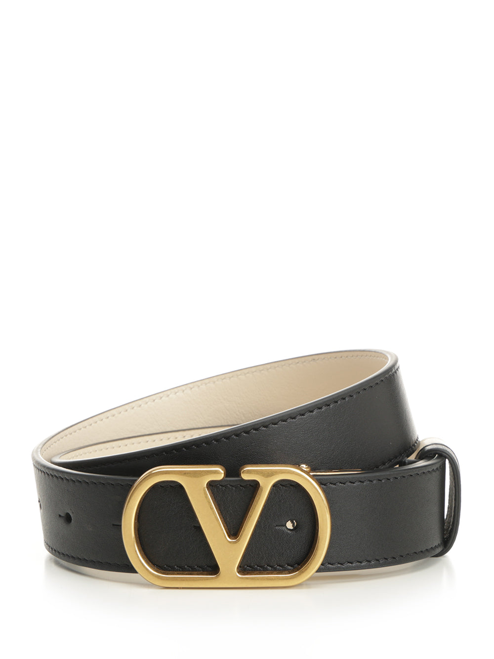 Valentino Garavani Vlogo Signature Belts - Black | a969ed0bc6960a458542da5551851fd894ce9910