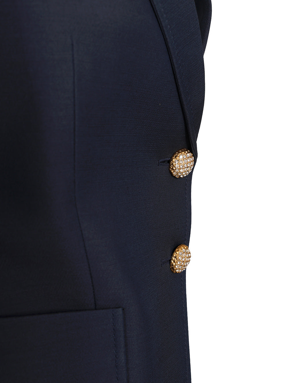 Valentino Garavani Crepe Couture Blazer Jackets - Blue | 62b95157689de348fc0a637f6811c8d1595ebc12