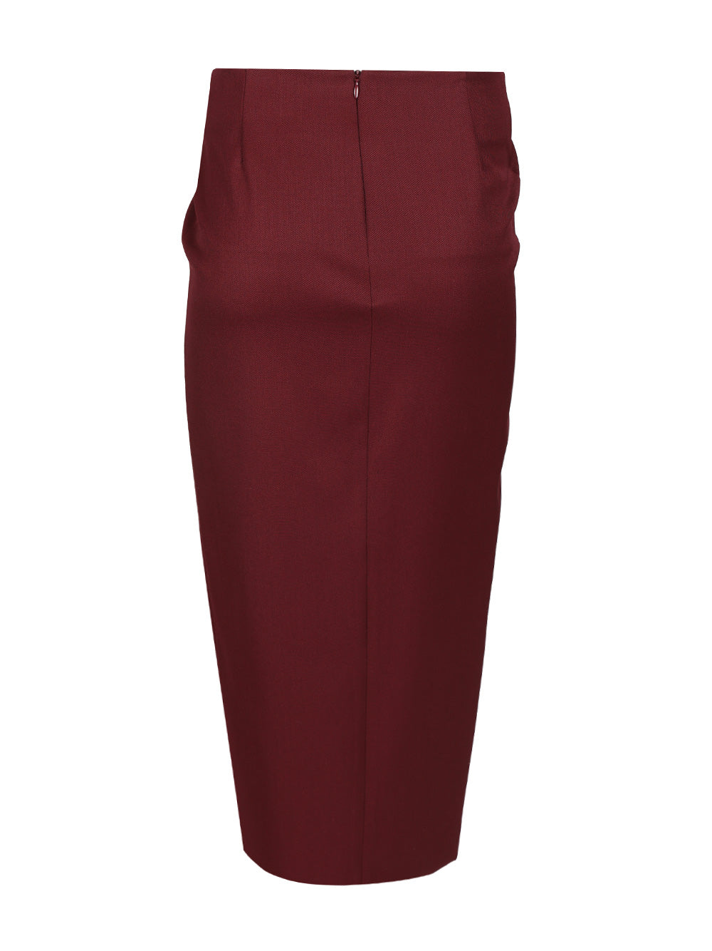 The Attico Wool Gabardine Midi Skirt Skirts - Bordeaux | b20c8dcd9773072a9cb798e18a5bba07d973d43e