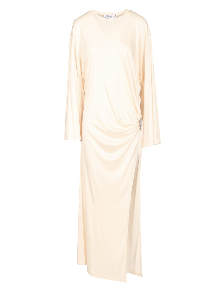 The Attico Mhiny Jersey Midi Dress Dresses - White | 19bd366938eac351bd4d909fce33a3c471e0cfd8
