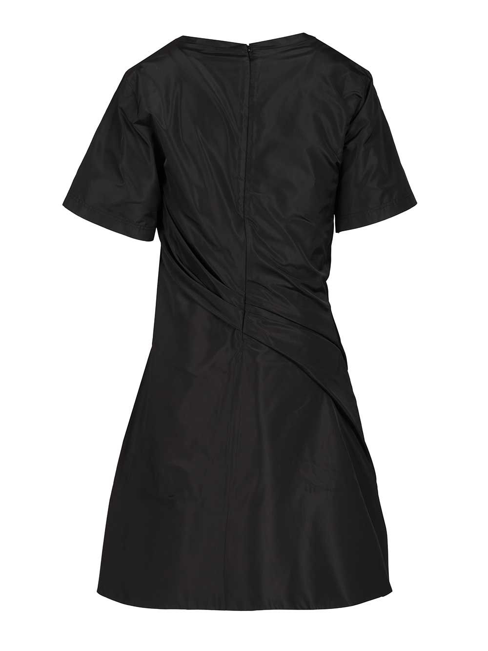 Loewe Twisted Dress In Silk Blend Taffeta Dresses - Black | 9fd7cba43a6234ef56a6b93b4b844cbf38f5267c