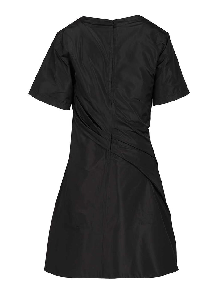 Loewe Twisted Dress In Silk Blend Taffeta Dresses - Black | 9fd7cba43a6234ef56a6b93b4b844cbf38f5267c