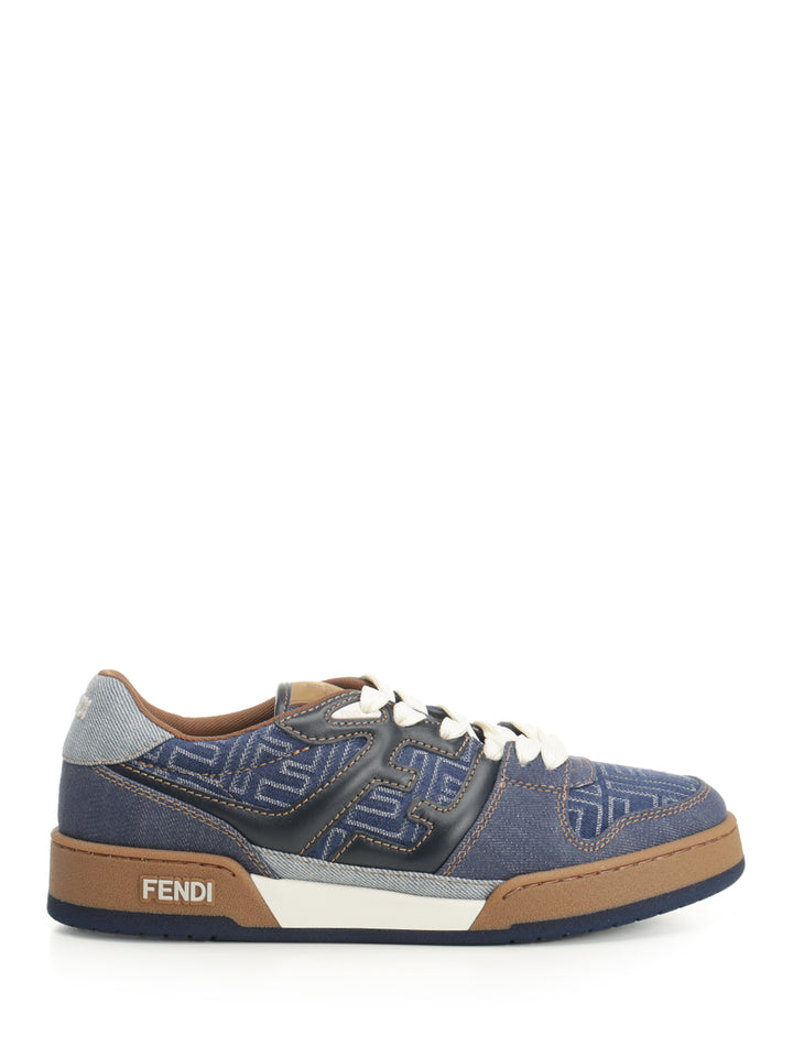Fendi Fendi Match Sneakers - Blue | b62f8fb0712275d724bfa94d0f722cdb348a6387