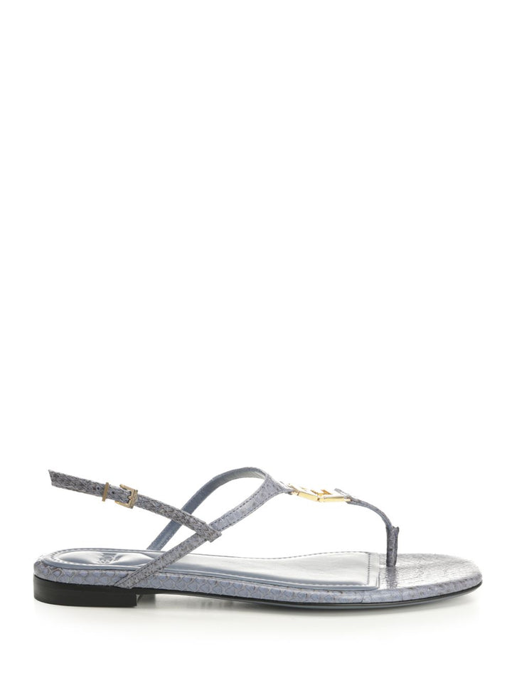 Fendi Fendi Ffold Scarpe basse - Blue | 96c9e0cabddadcf91920ab73bcb4a1d24602028a