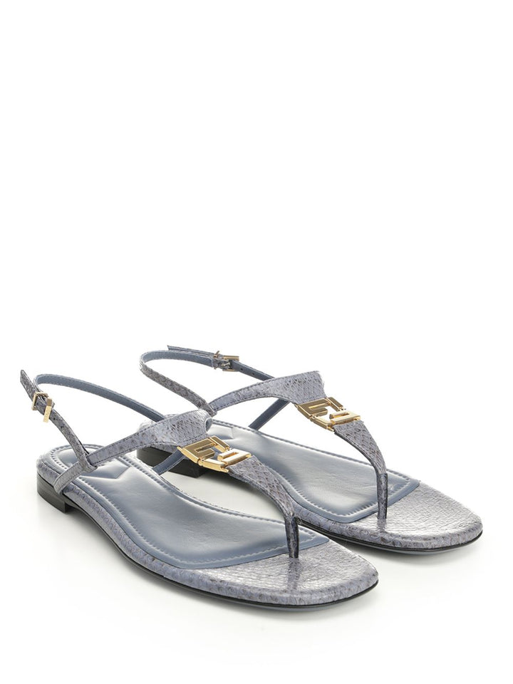 Fendi Fendi Ffold Scarpe basse - Blue | 4df8bd981a19291260c3c4143772b260accf9629
